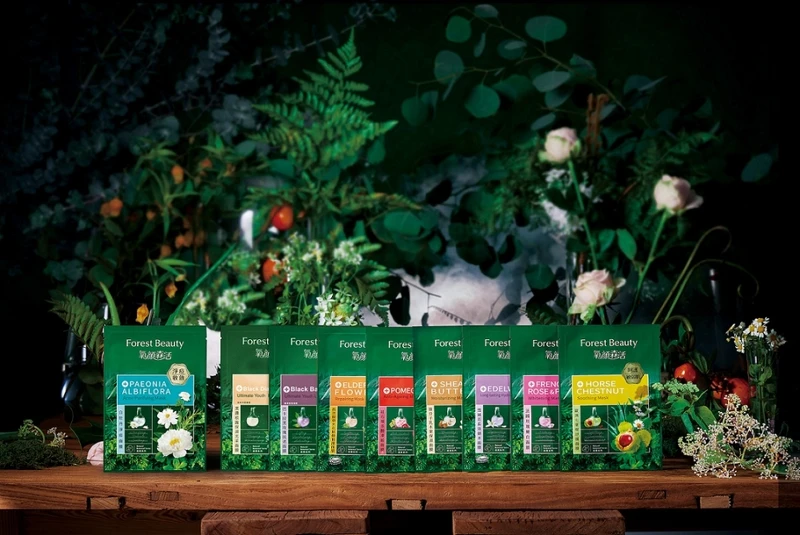 氧顏森活Forest Beauty森果系列面膜。 氧顏森活Forest Beauty森果系列面膜。