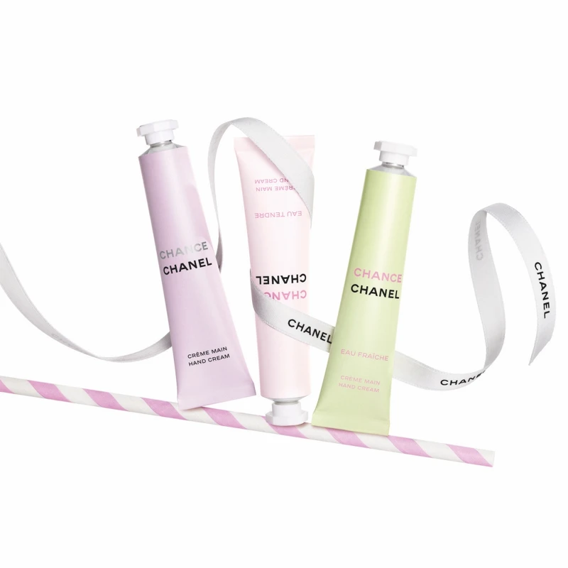 香奈兒CHANCE香氛玉手霜情境圖。