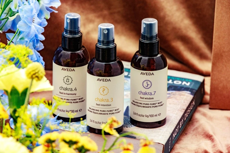 肯夢AVEDA chakra™平衡純香霧上市記者會產品情境。