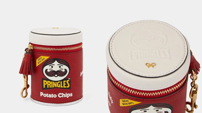 Anya Brands Pringles皮革零錢包。 Anya Brands Pringles皮革零錢包。