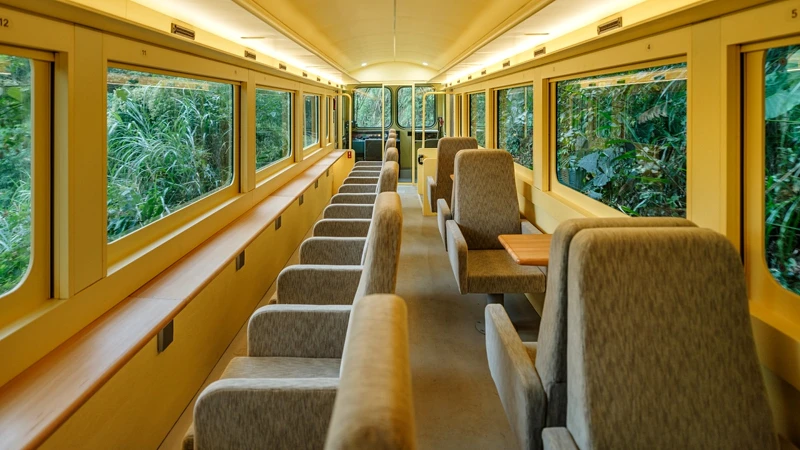 阿里山全新林鐵「栩悅號」內裝 阿里山全新林鐵「栩悅號」內裝