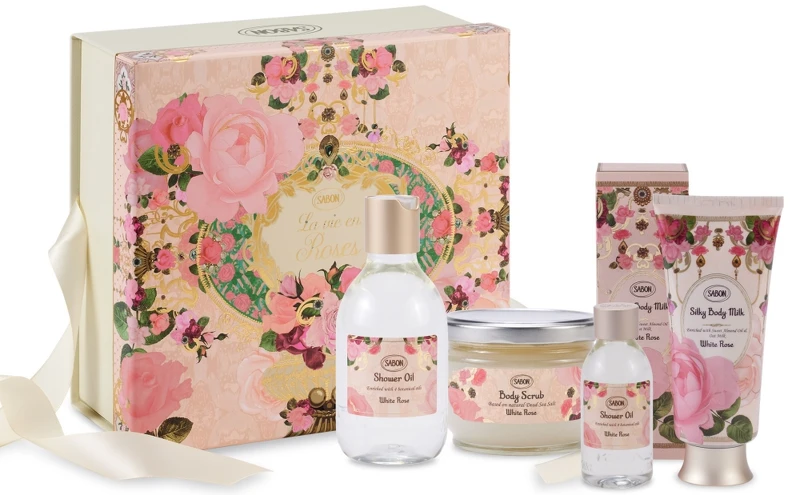 Sabon白玫瑰復刻悸動禮盒，NT3,980