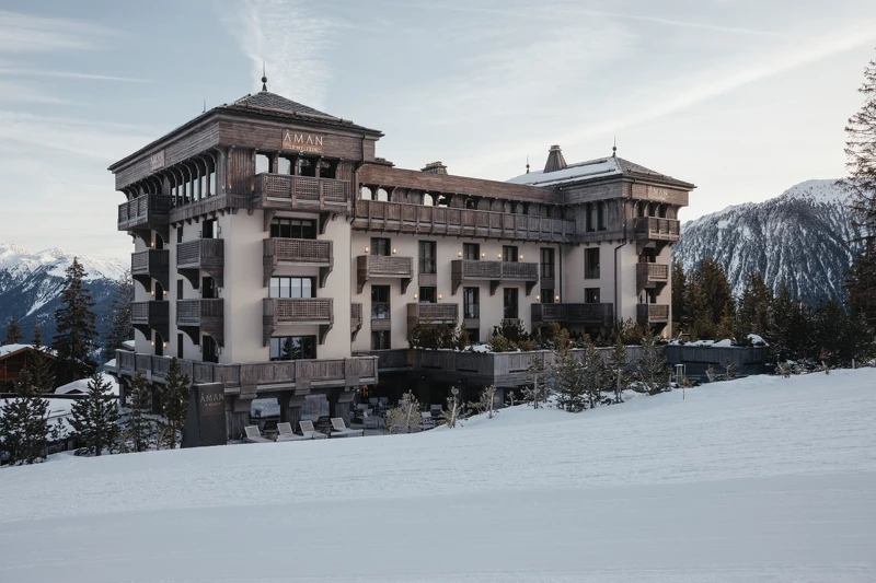 位在三山谷的「安縵嵄林棧 Aman Le Mélézin」。 位在三山谷的「安縵嵄林棧 Aman Le Mélézin」。