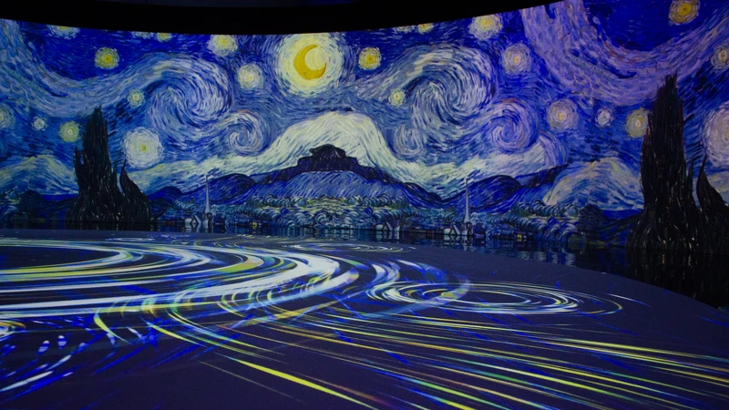 華山1914文化創意產業園區《印象派150週年光影藝術展》©翡冷翠文創