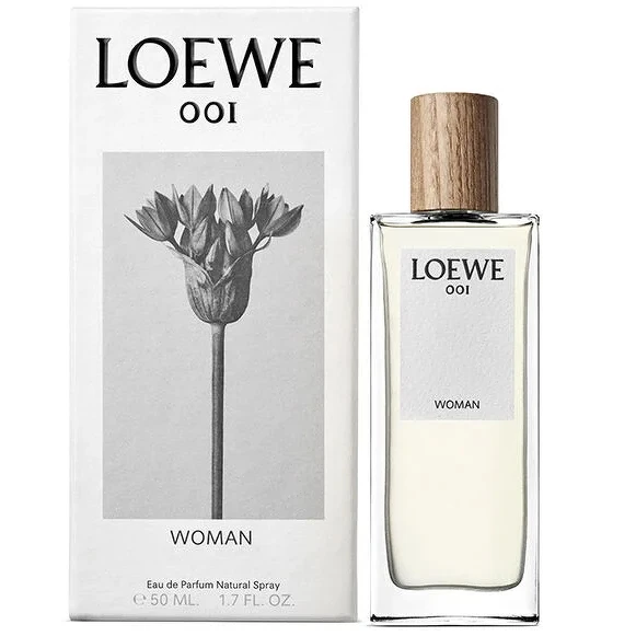 Loewe 001女士淡香精001 Woman EDP 30ml，NT2,210、50ml，NT3,560、100ml，NT4,910