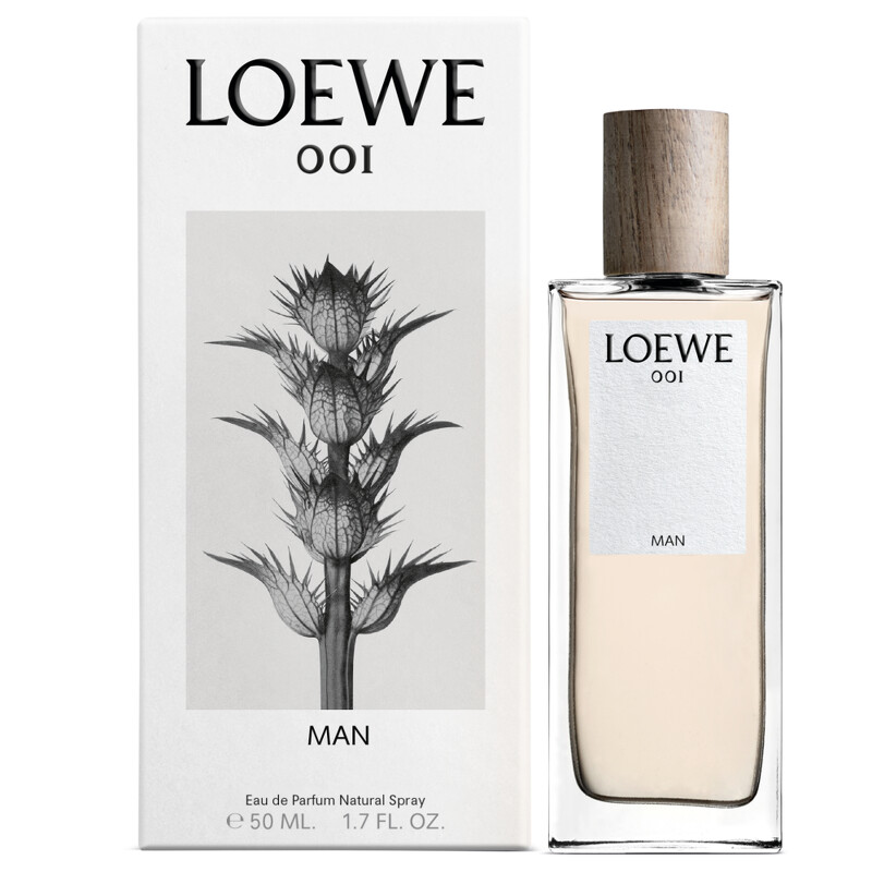 (Loewe 001男士淡香精001 Man EDP 50ml，NT3,560、100ml，NT4,910