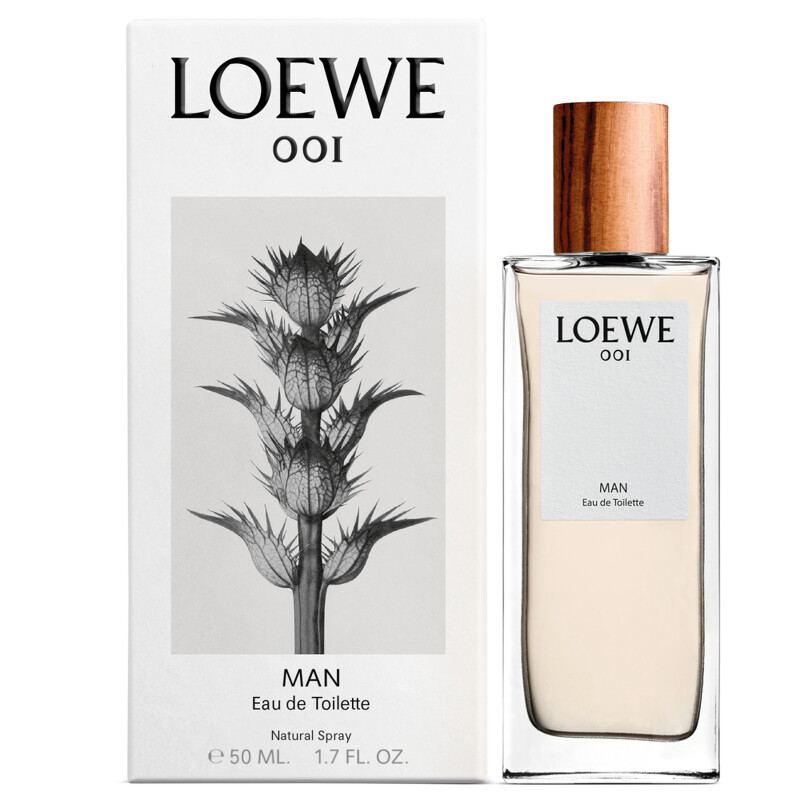 Loewe 001 男士淡香水001 Man EDT 50ml，NT3,290、100ml，NT4,480