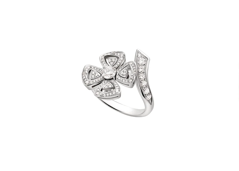 BVLGARI FIOREVER系列 鑽石戒指 