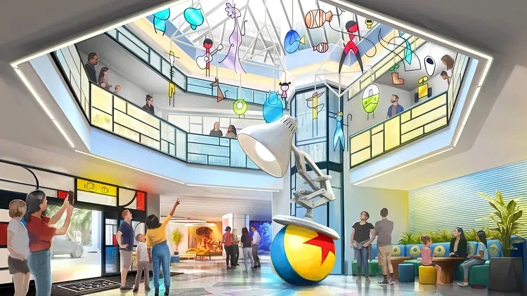 皮克斯廣場飯店 Pixar Place Hotel 大廳 皮克斯廣場飯店 Pixar Place Hotel 大廳