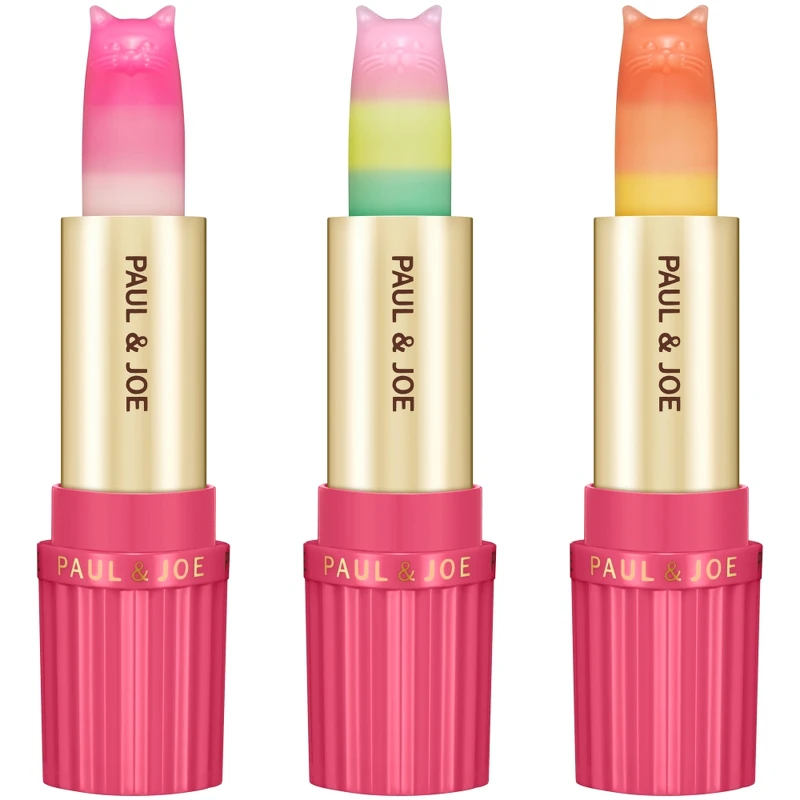 Paul & Joe貓咪香香限量漸層護脣膏(共3款)3g，NT900