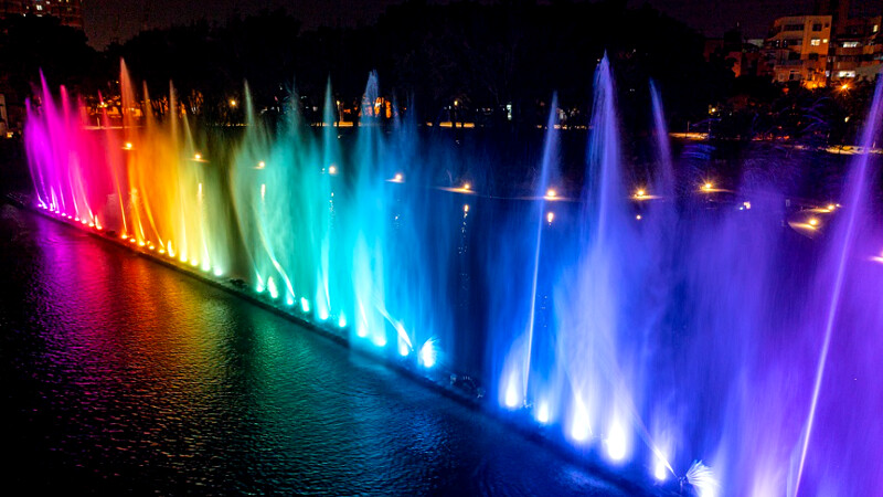 萬年溪燈區-復興公園水舞燈光秀 萬年溪燈區-復興公園水舞燈光秀