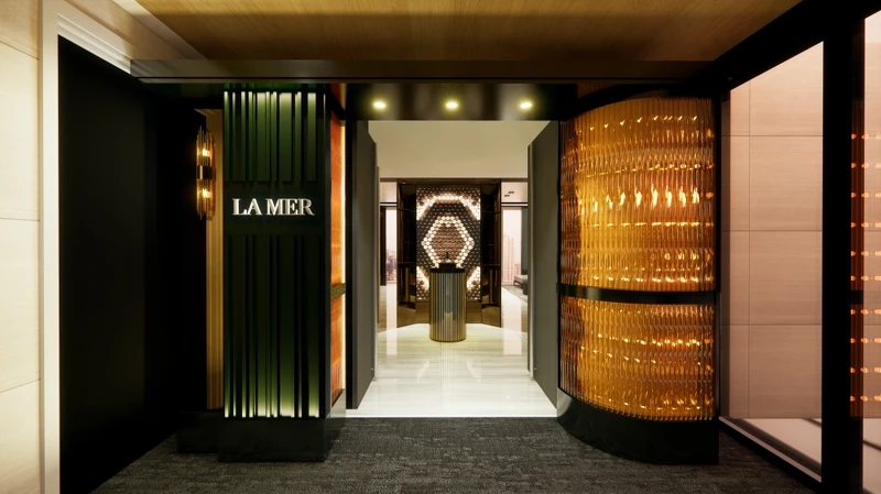 La Mer海洋拉娜極奢原晶護膚水晶頂層套房示意圖。 La Mer海洋拉娜極奢原晶護膚水晶頂層套房示意圖。