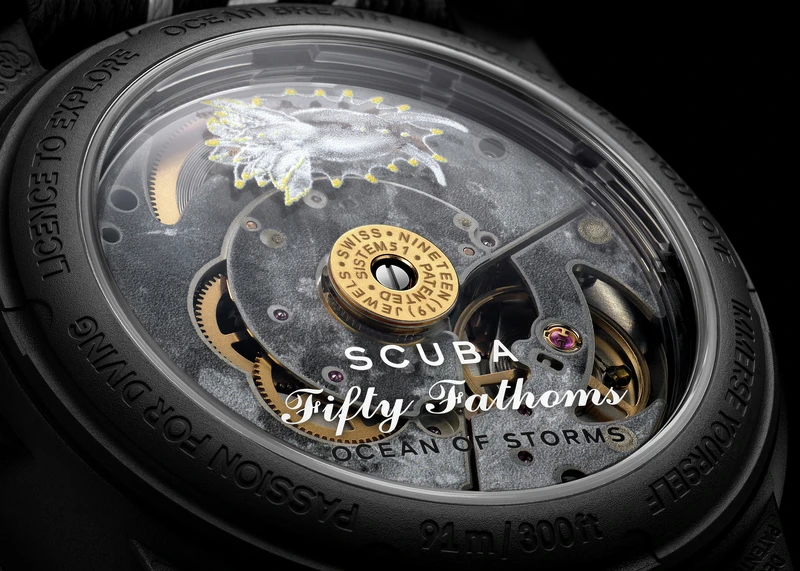 Blancpain X Swatch 聯名 Bioceramic Scuba Fifty Fathoms 系列腕錶2024年新款 OCEAN OF STORMS