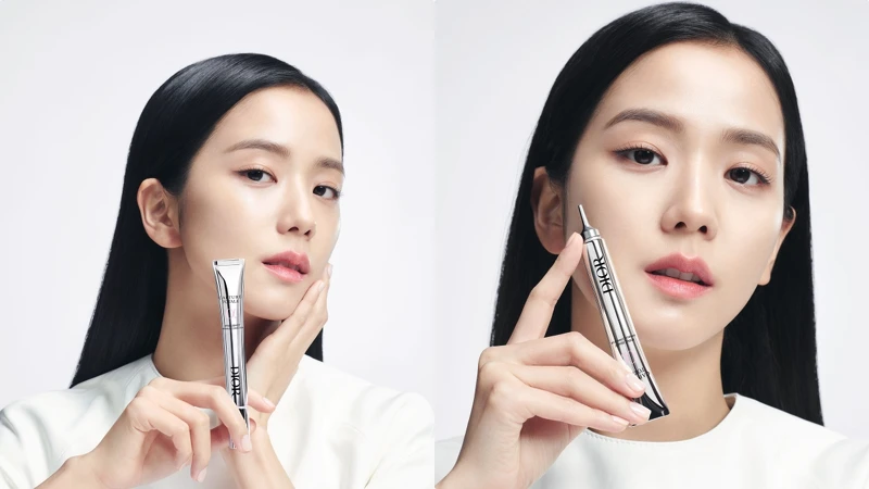 Dior迪奧逆時能量超擊抗皺筆代言人Jisoo形象照。 Dior迪奧逆時能量超擊抗皺筆代言人Jisoo形象照。