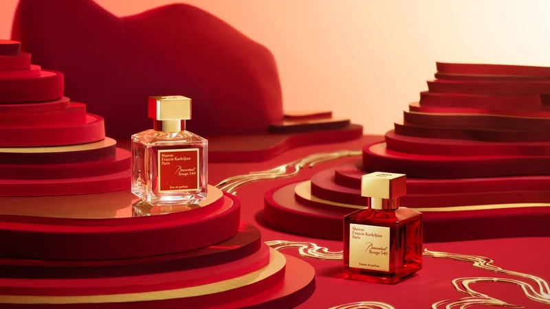 Maison Francis Kurkdjian金龍山谷慶新年Baccarat Rouge 540水晶之燄系列情境。