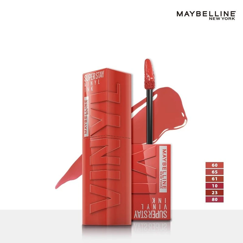 MAYBELLINE媚比琳超持久水光鎖吻唇釉(#60水蜜桃炸彈),NT424 MAYBELLINE媚比琳超持久水光鎖吻唇釉(#60水蜜桃炸彈),NT424