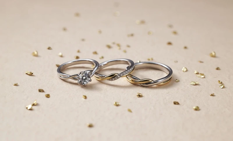 「風早星KAZAHAYABOSHI」雙金套戒 「風早星KAZAHAYABOSHI」雙金套戒