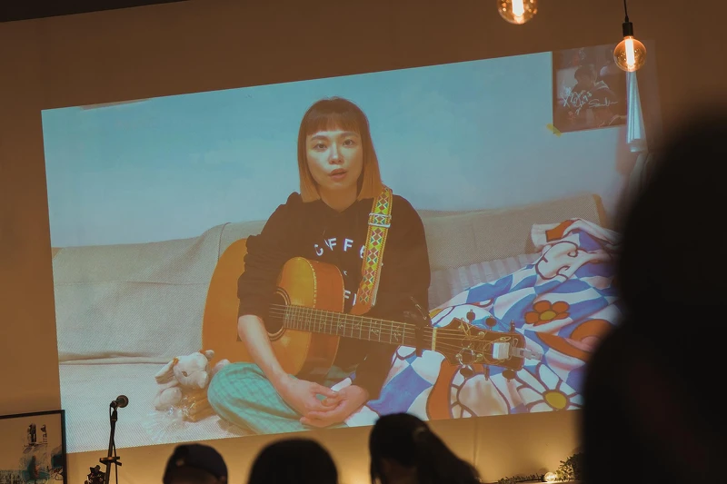 女歌手Pia也特地錄下影像遠端聲援 女歌手Pia也特地錄下影像遠端聲援