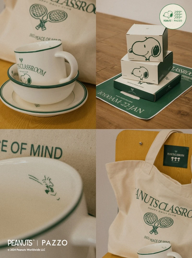 PEANUTS CLASSROOM陶瓷深盤 NT.790、陶瓷馬克杯 NT.790、陶瓷小餐盤 NT.790