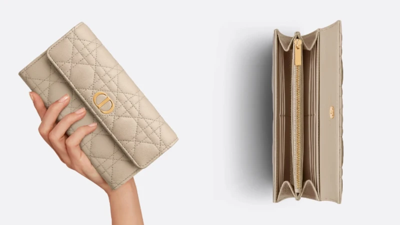 DIOR CARO藤格紋圖案小牛皮 NT.31,500 DIOR CARO藤格紋圖案小牛皮 NT.31,500