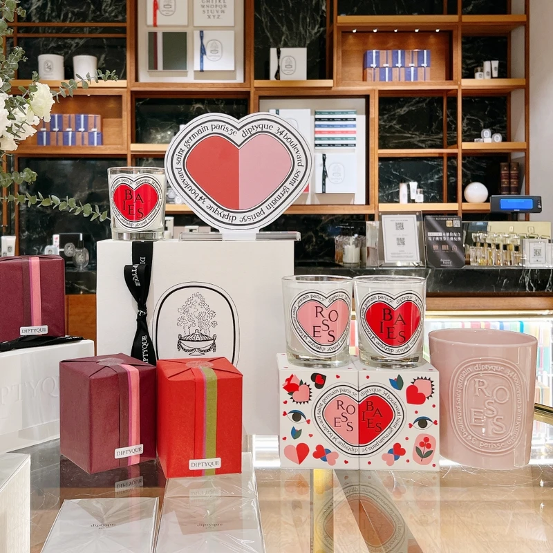 Diptyque 2024情人節限定限量版香氛蠟燭190g*2，NT4,300