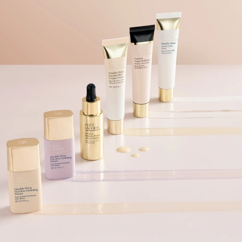 雅詩蘭黛完整妝前乳家族,符合全膚質需求。 雅詩蘭黛完整妝前乳家族,符合全膚質需求。