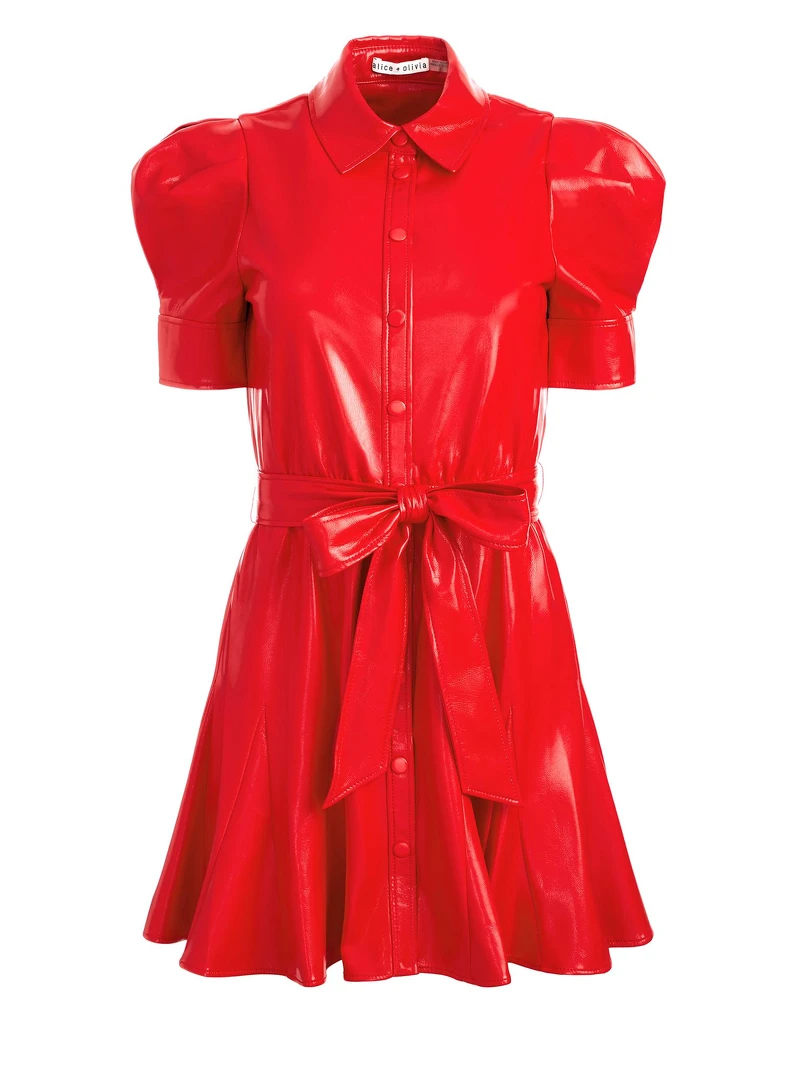 alice + olivia LURLENE 公主袖雲朵皮洋裝，NT17,900。