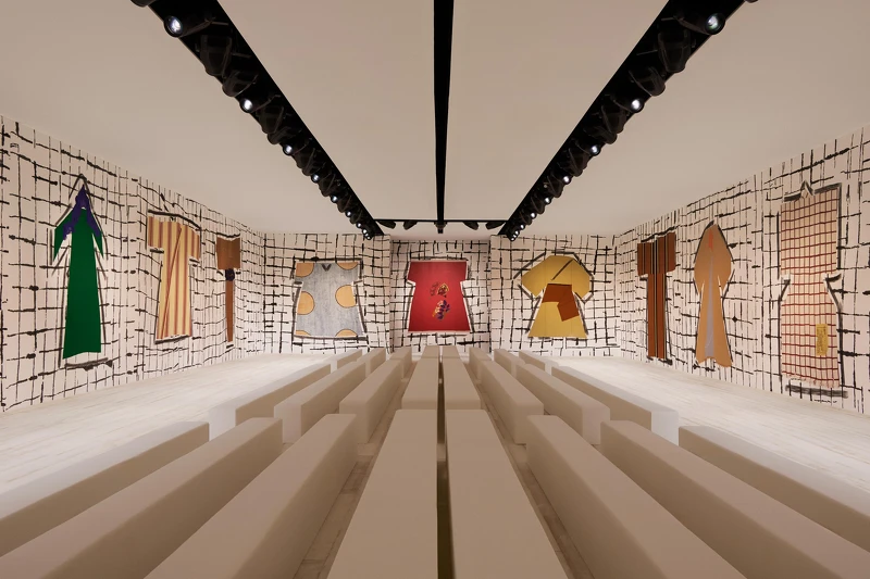 Dior 2024春夏高級訂製系列秀場。 Dior 2024春夏高級訂製系列秀場。