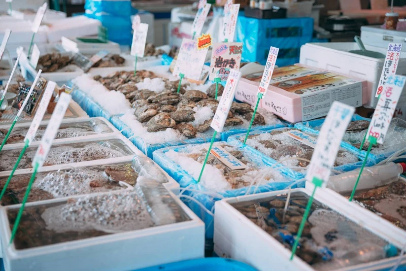 新年料理一定要吃代表好運的北海道干。 新年料理一定要吃代表好運的北海道干。