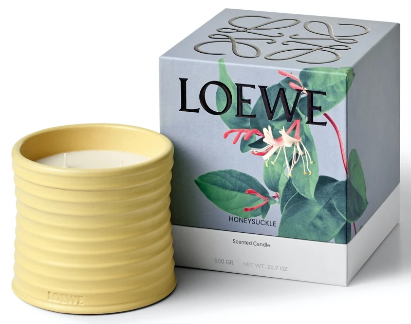 Loewe金銀花香氛蠟燭170g,NT3,100、610g,NT7,000、2100g,NT14,700 Loewe金銀花香氛蠟燭170g,NT3,100、610g,NT7,000、2100g,NT14,700
