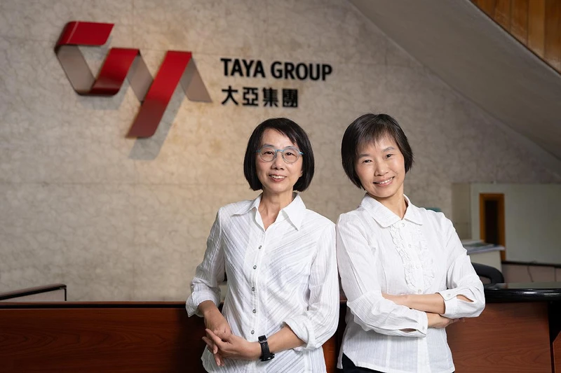 左:大亞集團總管理處經營企劃室經理張百惠,右:資深業務課長郭美貞。 左:大亞集團總管理處經營企劃室經理張百惠,右:資深業務課長郭美貞。