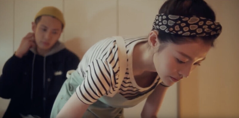 被周平克勸說而不爽的邱曖。 被周平克勸說而不爽的邱曖。