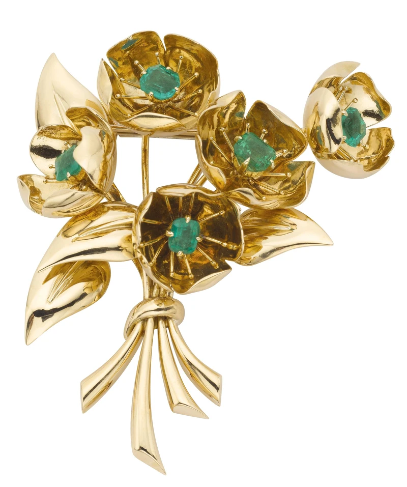 Buttercup花束胸針,創作於1946年