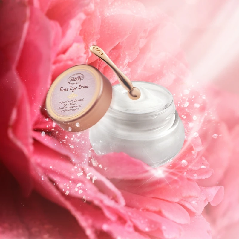 Sabon大馬士革玫瑰有機光燦眼霜 15ml，NT2,680