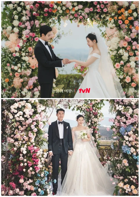 《淚之女王》婚禮戲與玄彬、孫藝珍婚禮相同 《淚之女王》婚禮戲與玄彬、孫藝珍婚禮相同