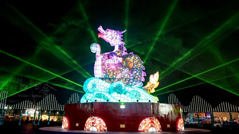2024台南燈會主燈「龍來台灣」 2024台南燈會主燈「龍來台灣」