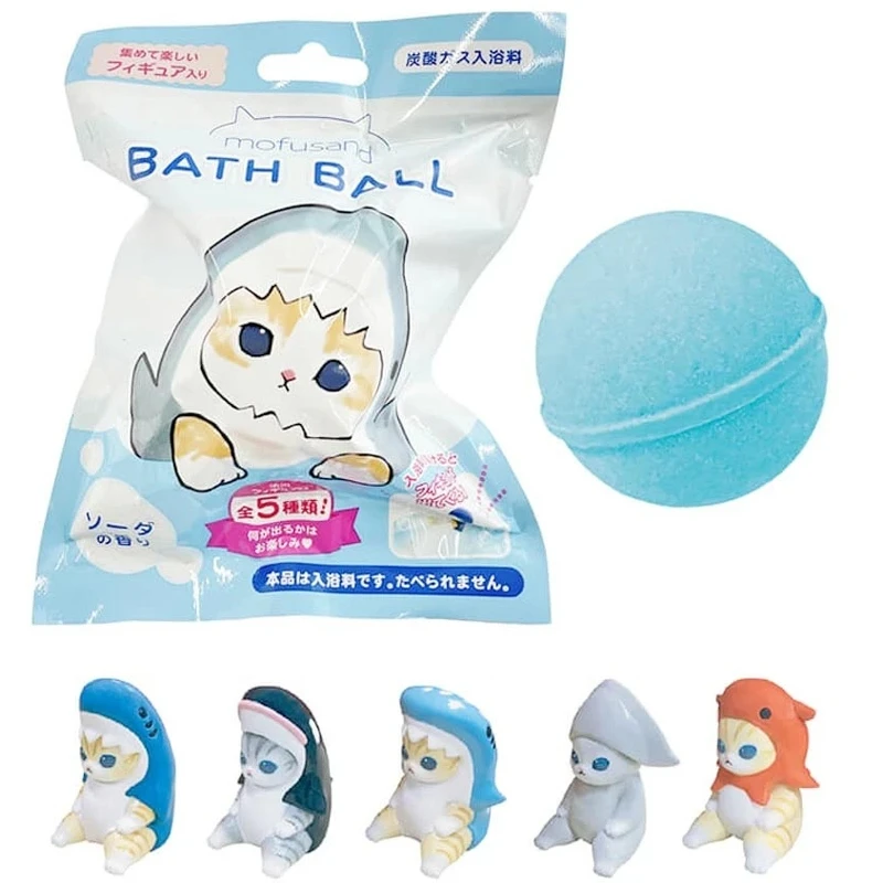 mofusand貓福珊迪泡澡球-鯊魚系列，NT195