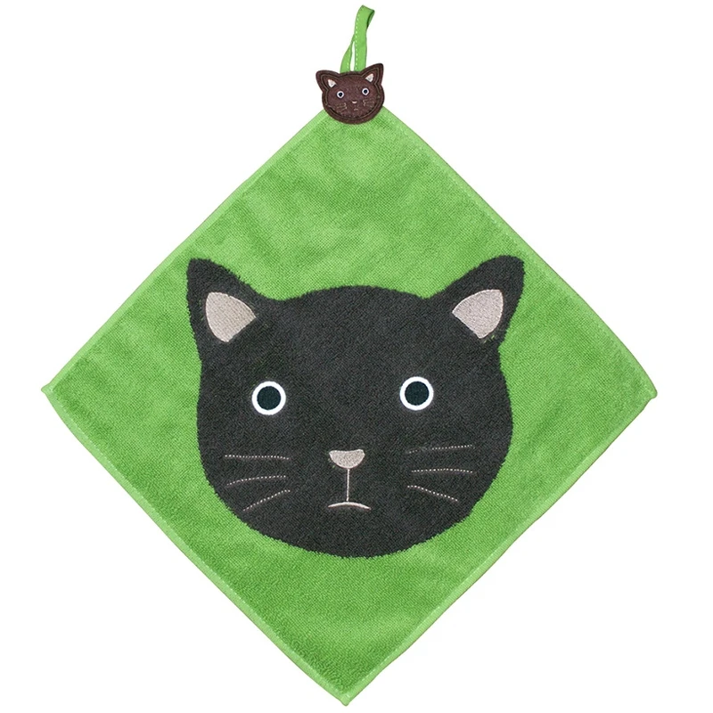 貓頭吊耳擦手巾，NT129