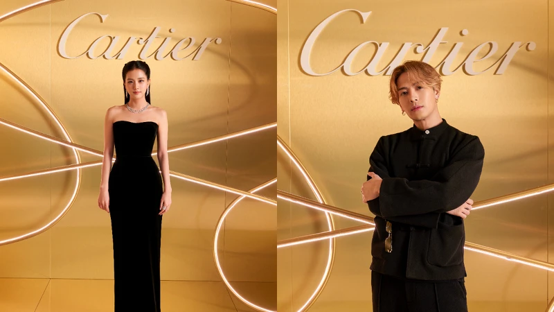 身為 Cartier 全球品牌大使的南韓天團 Blackpink 成員 Jisoo，優雅現身巴黎小皇宮Trinity 100週年慶祝晚宴。