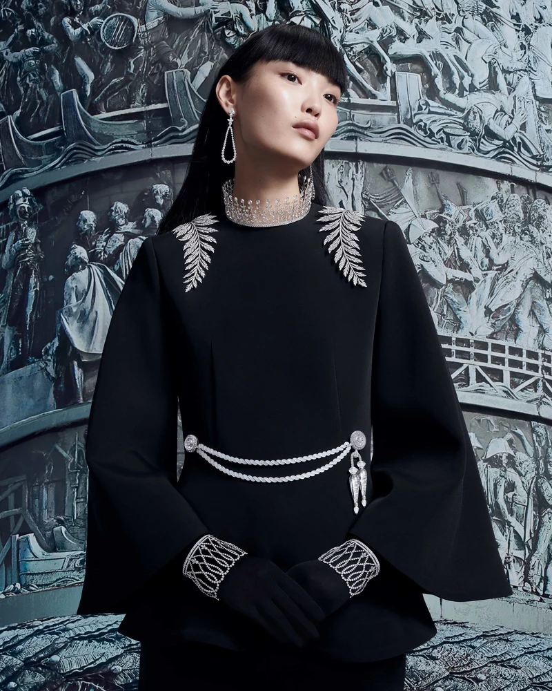 模特兒穿搭示範圖