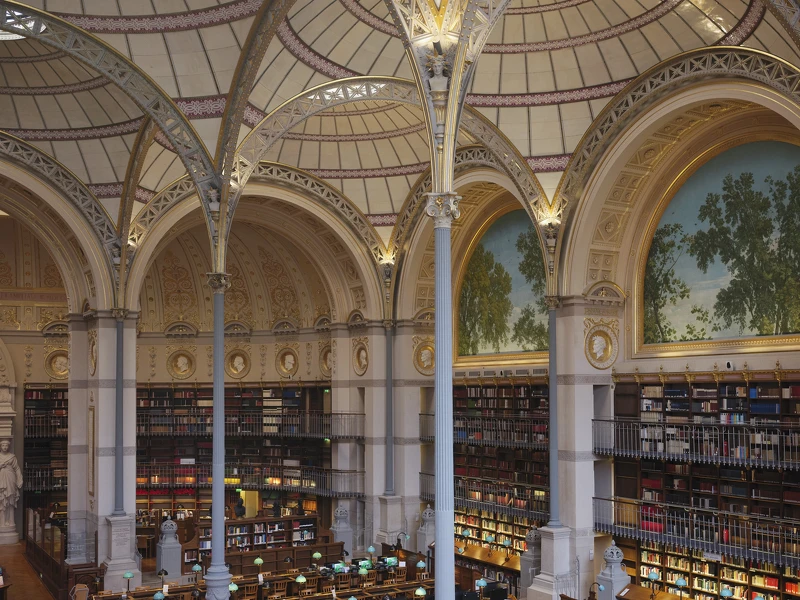 Salle Labrouste, Bibliothèque de l‘Institut national d‘histoire de l‘art (INHA) –