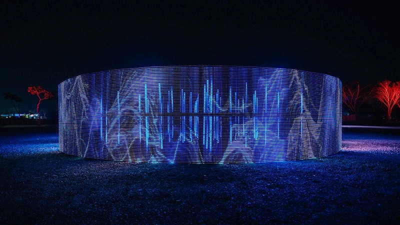 高鐵燈區-城裡有光展區:山海之間 高鐵燈區-城裡有光展區:山海之間