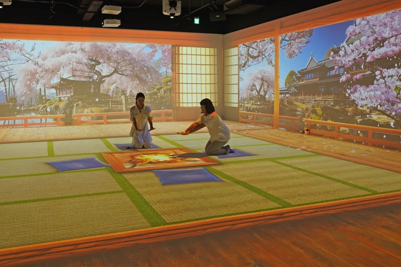 透過多媒體互動空間,將身臨其境地體驗各式風景。 透過多媒體互動空間,將身臨其境地體驗各式風景。