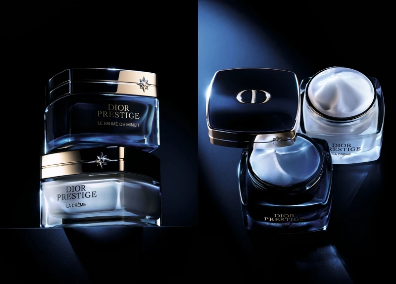 Dior迪奧精萃再生午夜玫瑰霜與精萃再生玫瑰賦活乳霜形象照。