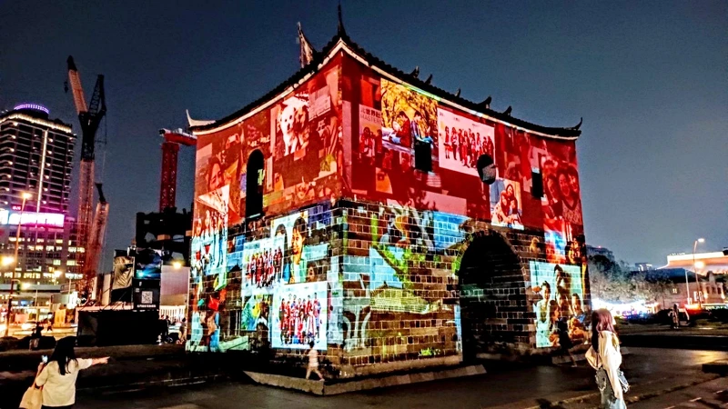 北門展區作品:C4北門映像 北門展區作品:C4北門映像