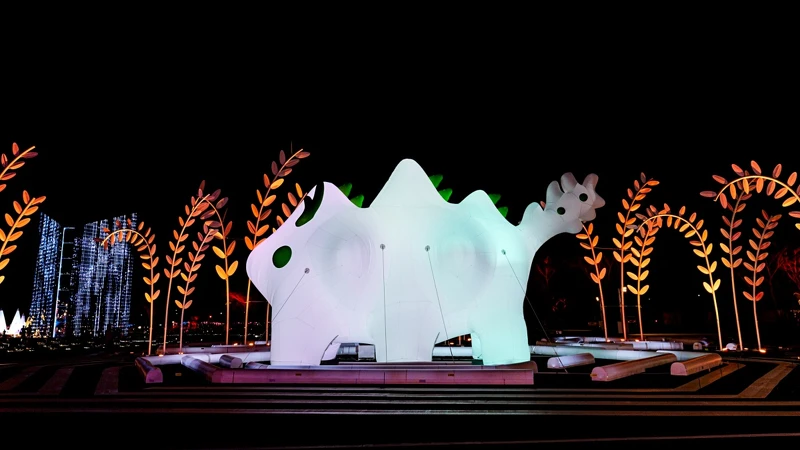 高鐵燈區-城裡有光展區:光田 高鐵燈區-城裡有光展區:光田