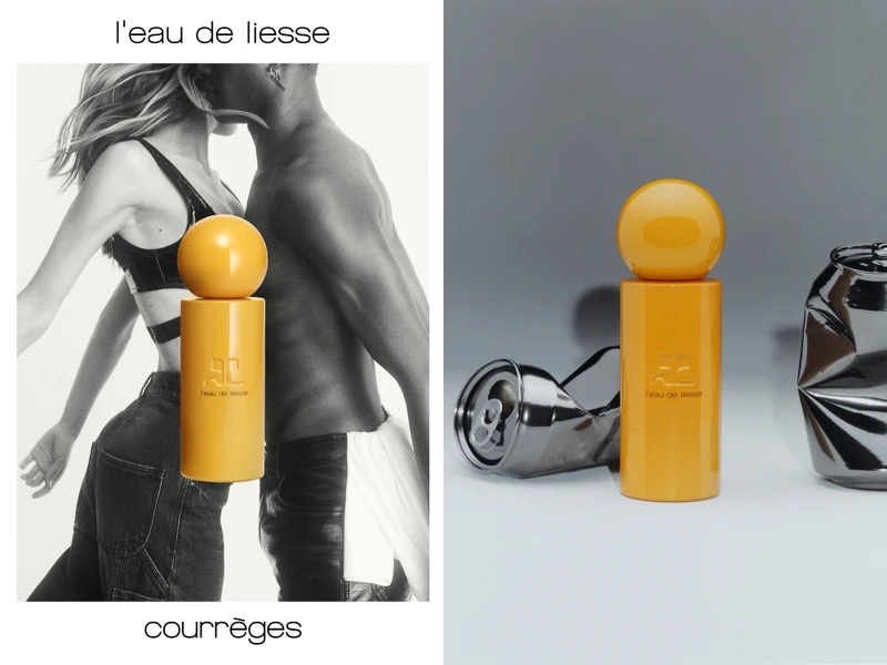 Courrèges香水形象圖。