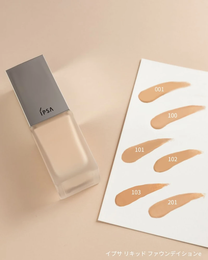 IPSA 輕裸水光粉底液SPF25+/PA++(共5色)，NT1,600