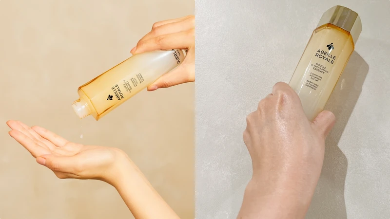 嬌蘭皇家蜂王乳淨亮精華水質地。