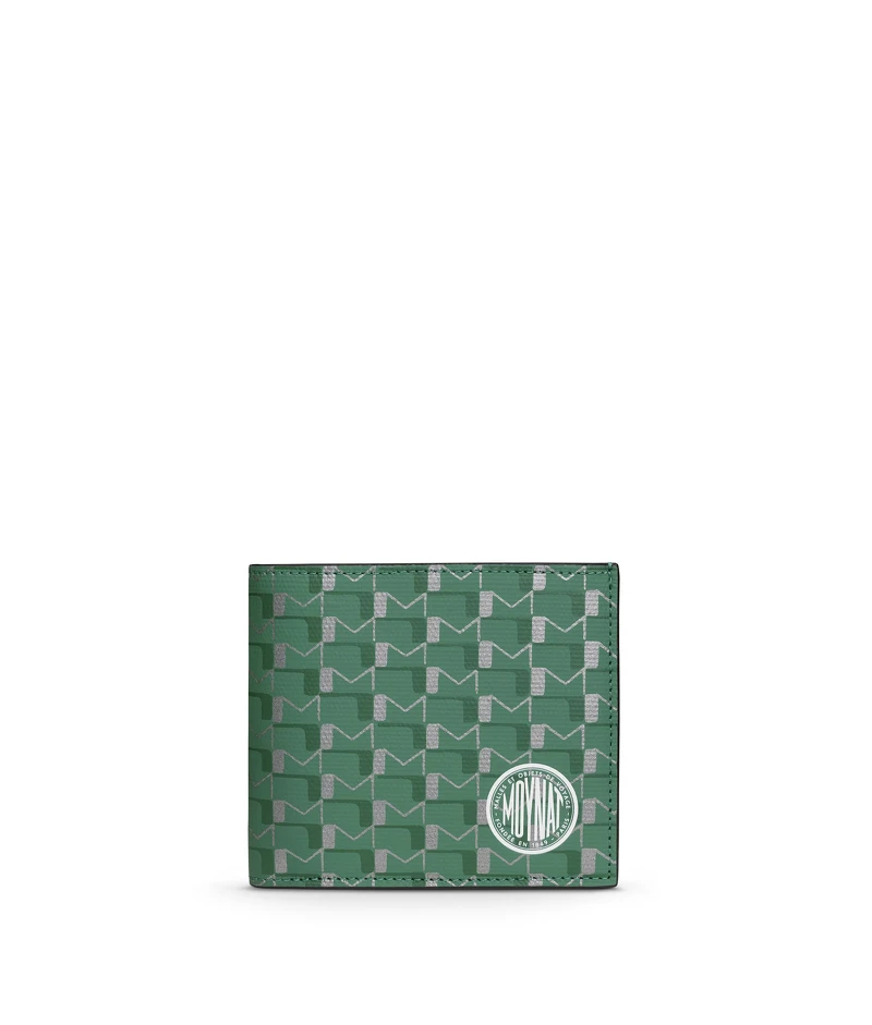 Moynat 綠色印花皮夾,NT16,900。 Moynat 綠色印花皮夾,NT16,900。